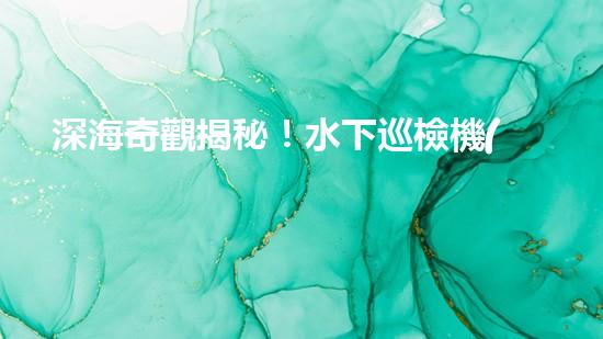 深海奇觀揭秘！水下巡檢機(jī)器人探索神秘海底世界，發(fā)現(xiàn)驚人發(fā)現(xiàn)引爆全球熱議！
